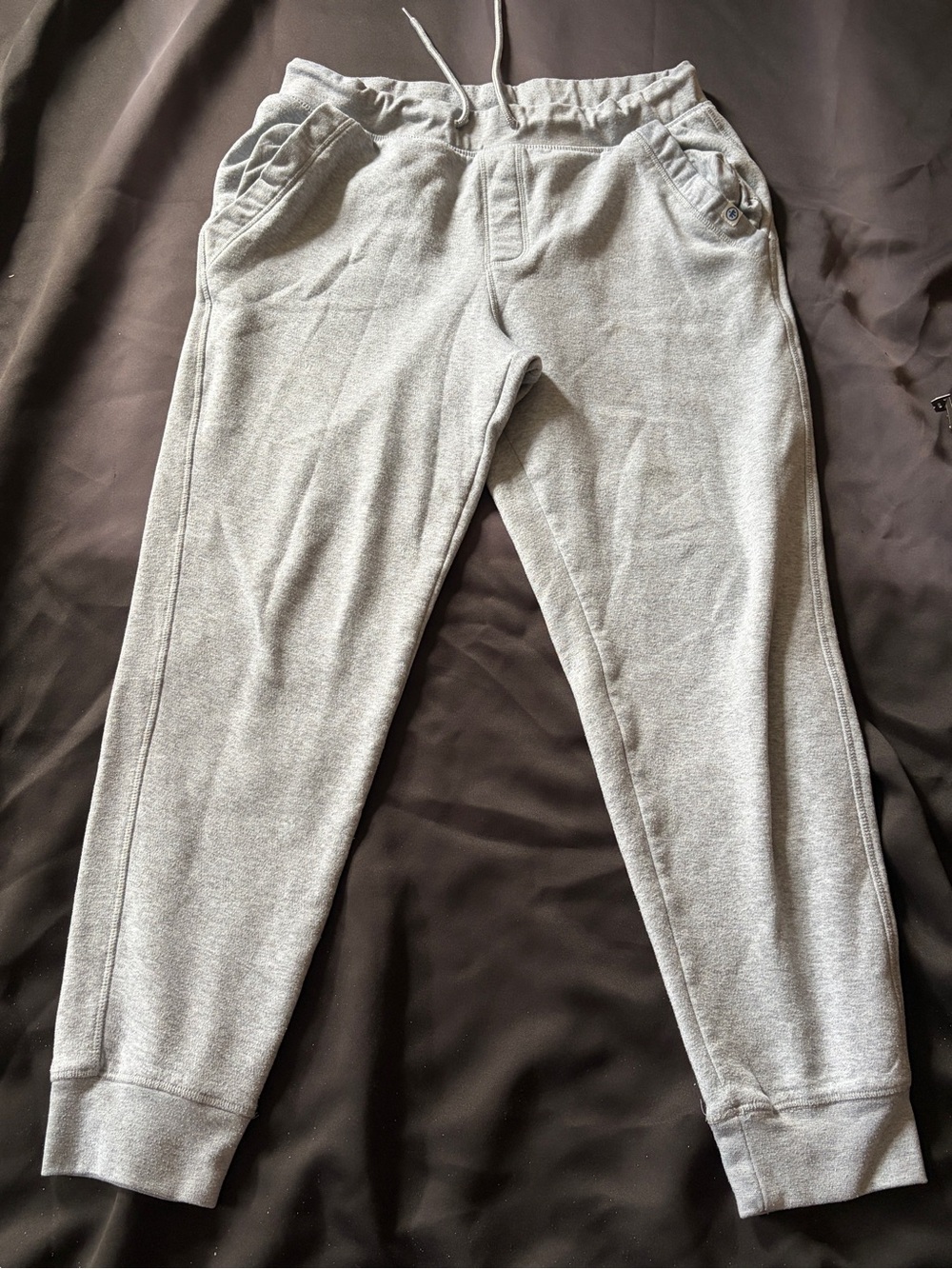 Men Light Gray Jogger Sweatpants - Cozy Everyday Play Pants